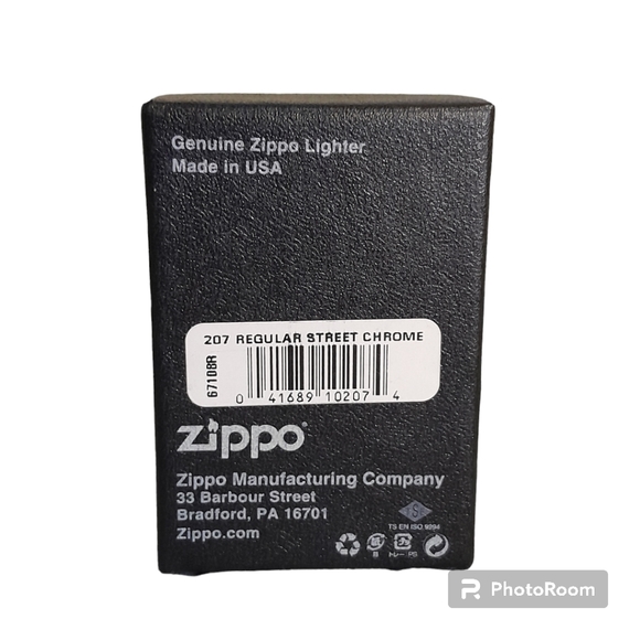 Zippo Regular Street Chrome Lighter, Factory Sealed. - Picture 5 of 6
